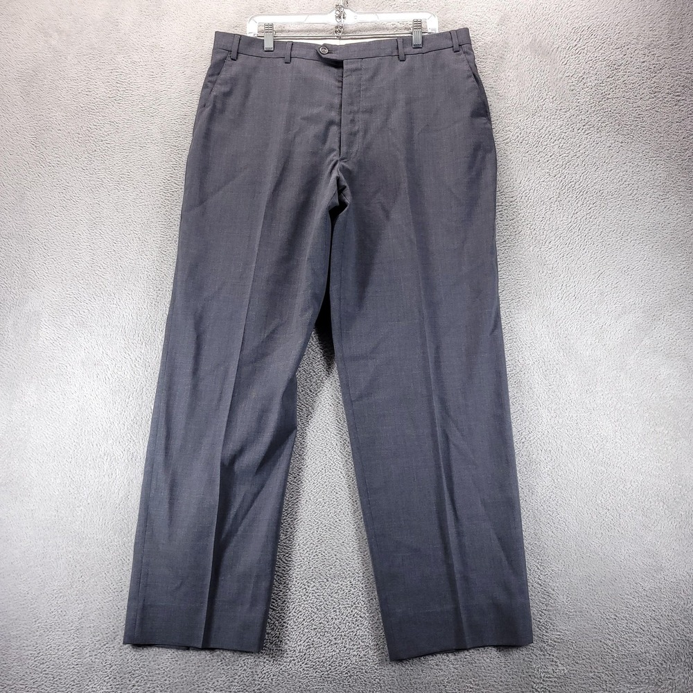 Armani Collezioni Pants Mens 36x32 Gray Wool Dress Classic Trousers Office